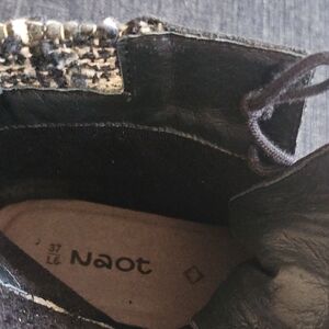 Naot Black Leather Shoes